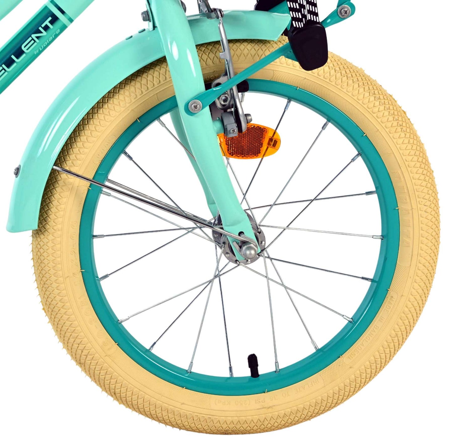Volare Excellent Barncykel 16 tum, Grön - För barn 4-6 år