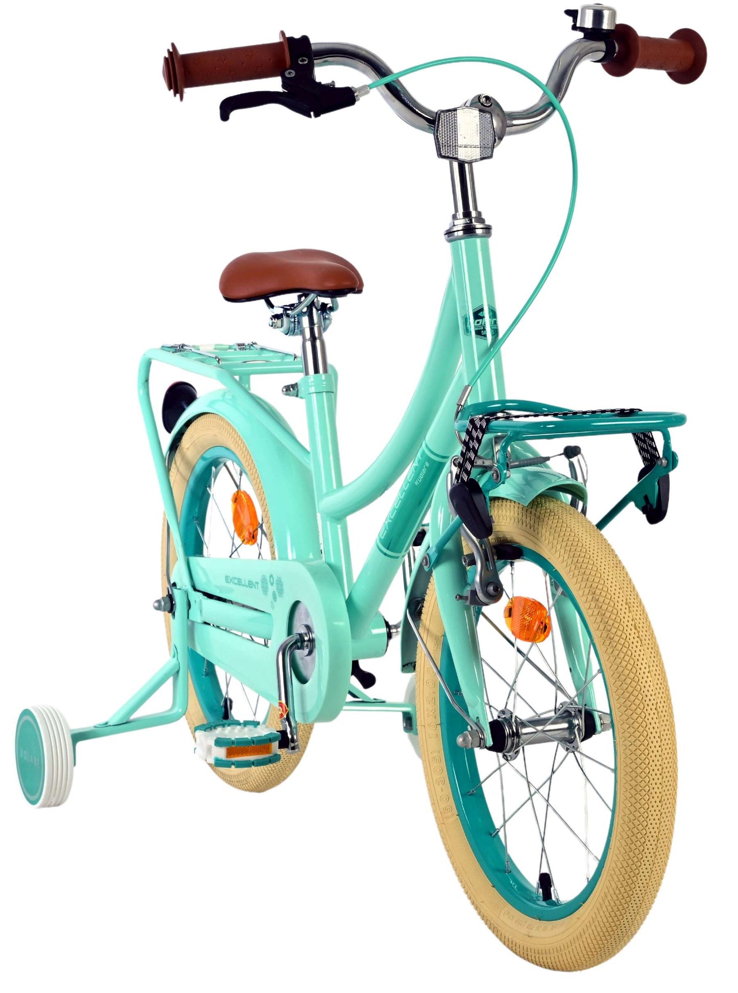 Volare Excellent Barncykel 16 tum, Grön - För barn 4-6 år