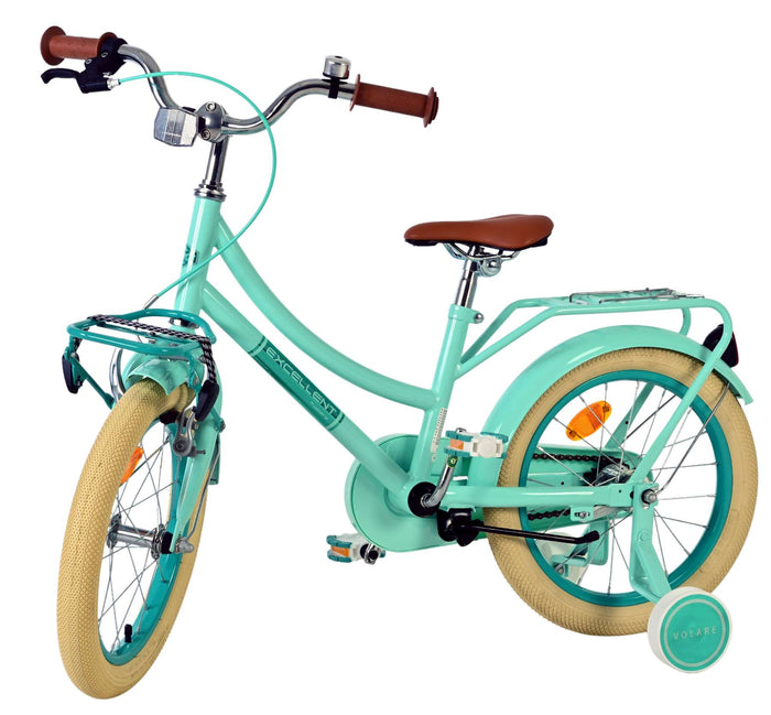 Volare Excellent Barncykel 16 tum, Grön - För barn 4-6 år