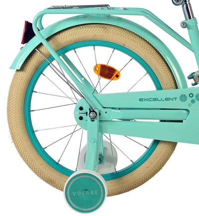 Volare Excellent Barncykel 18 tum, Grön - För barn 4-7 år