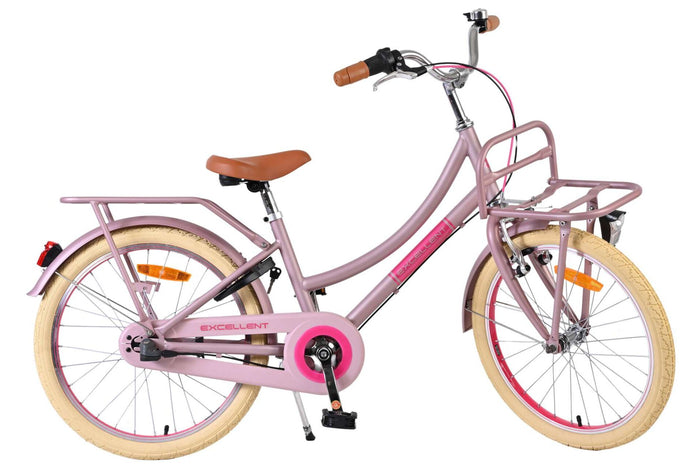 Volare Excellent 20 Tum Barncykel, Matt Rosa 3 Växlar - För barn 6-8 år