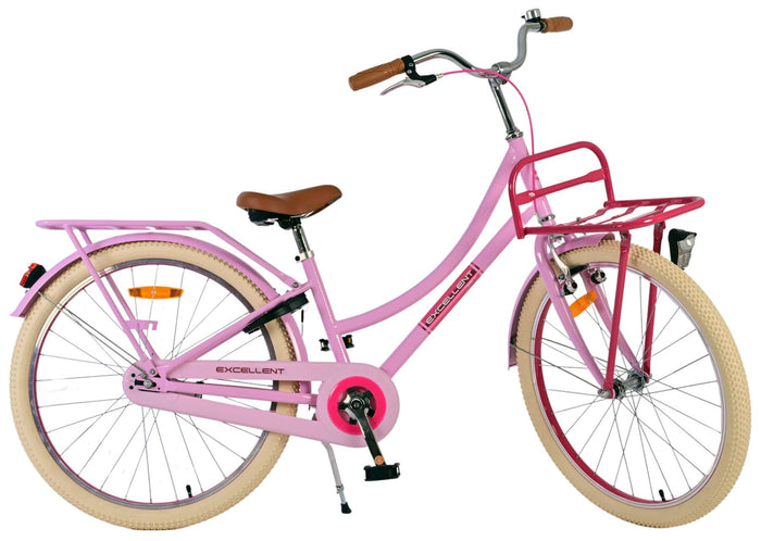 Volare Excellent Barncykel 24 tum, Rosa - Lilla Cykelbutiken