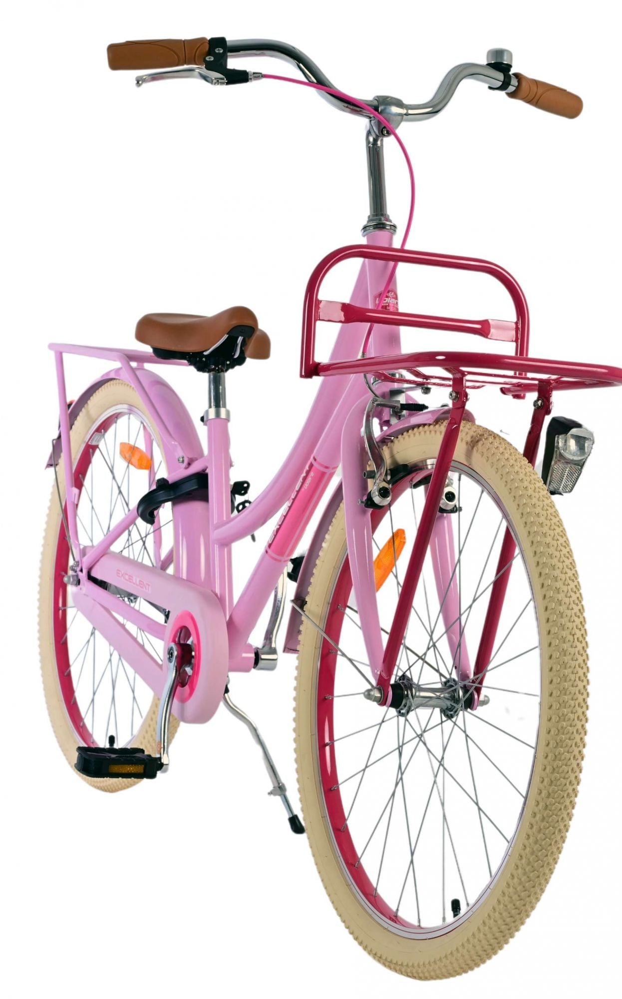 Volare Excellent Barncykel 24 tum, Rosa - Lilla Cykelbutiken