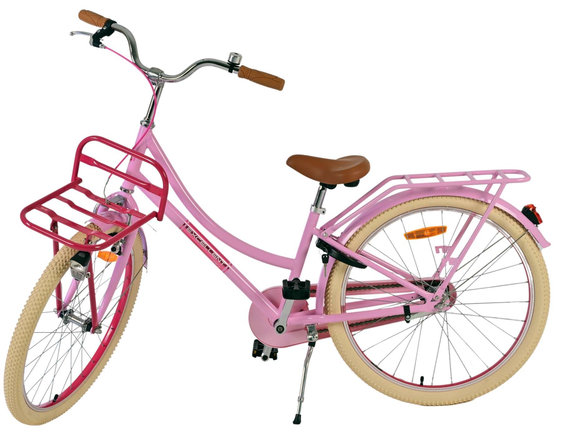 Volare Excellent Barncykel 24 tum, Rosa - Lilla Cykelbutiken