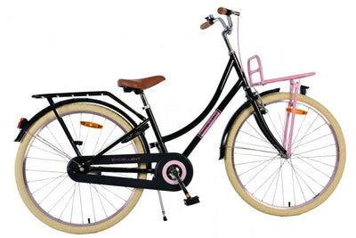 Volare Excellent Barncykel 26 tum, Svart - Lilla Cykelbutiken