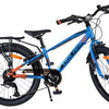 Volare Explorer Barncykel 20 tum, 7 växlar, dubbla handbromsar, Blå - För barn 6-8 år