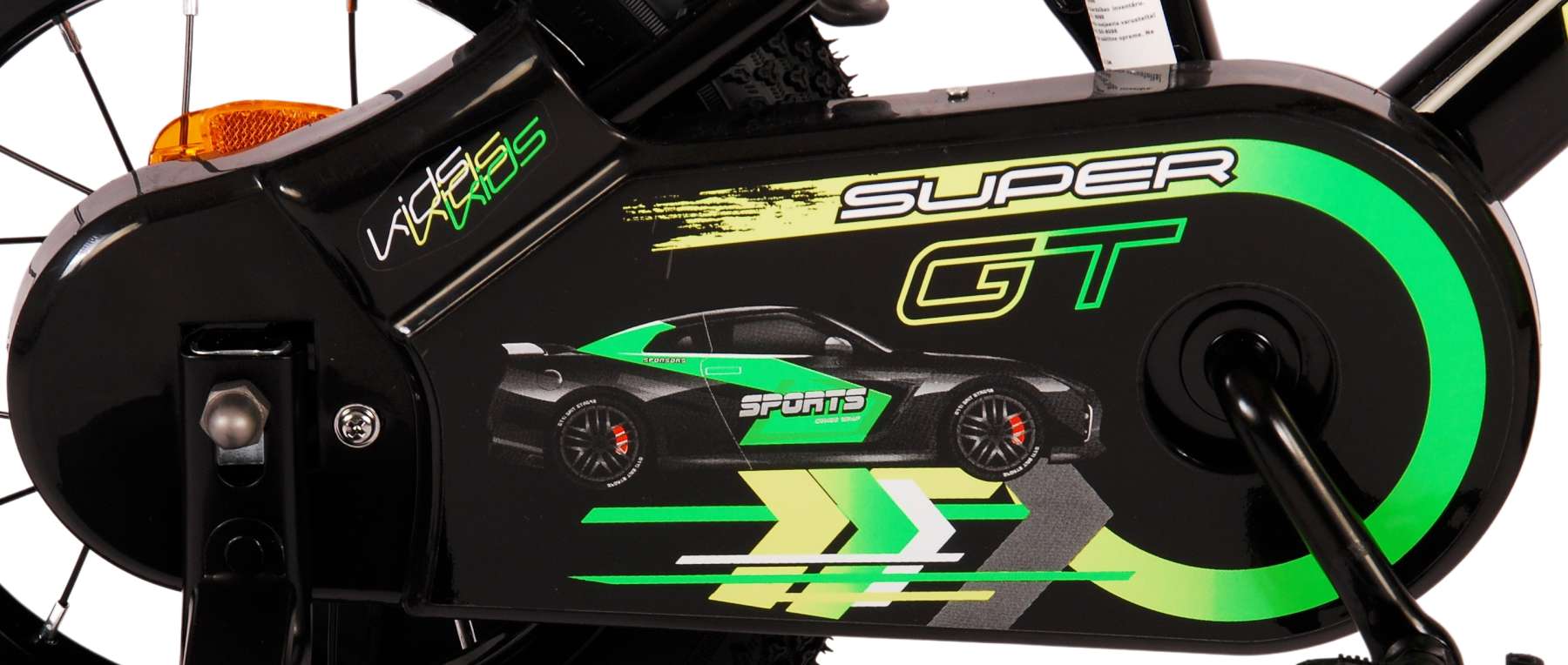 Volare Super GT Barncykel 12 tum, Grön - Lilla Cykelbutiken