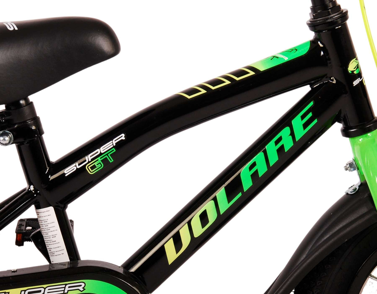 Volare Super GT Barncykel 12 tum, Grön - Lilla Cykelbutiken