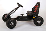 Volare Go Kart Trampcykel, Svart - Lilla Cykelbutiken
