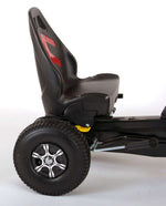 Volare Go Kart Trampcykel, Svart - Lilla Cykelbutiken