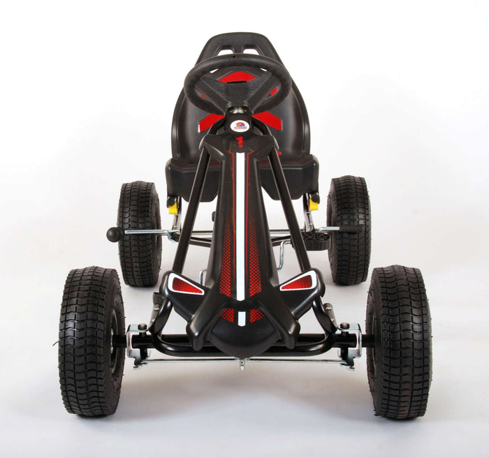 Volare Go Kart Trampcykel, Svart - Lilla Cykelbutiken