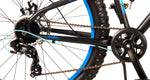 Volare Gradient Barncykel 26 tum, Svart/Blå 7 Växlar - Lilla Cykelbutiken