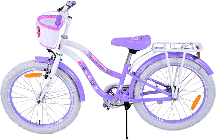 Volare Lovely Barncykel 20 tum, Lila - Lilla Cykelbutiken