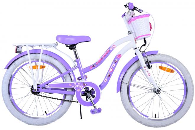 Volare Lovely Barncykel 20 tum, Lila - Lilla Cykelbutiken