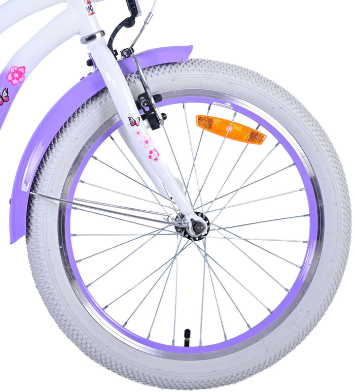 Volare Lovely Barncykel 20 tum, Lila - Lilla Cykelbutiken