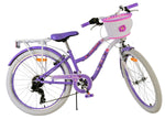 Volare Lovely Barncykel 24 tum, Lila 7 Växlar - Lilla Cykelbutiken