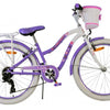 Volare Lovely Barncykel 24 tum, Lila 7 Växlar - Lilla Cykelbutiken