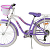 Volare Lovely Barncykel 24 tum, Lila 7 Växlar - Lilla Cykelbutiken