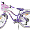 Volare Lovely Barncykel 24 tum, Lila 7 Växlar - Lilla Cykelbutiken