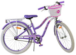 Volare Lovely Barncykel Två Handbromsar 24 tum, Lila - Lilla Cykelbutiken