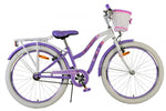 Volare Lovely Barncykel Två Handbromsar 24 tum, Lila - Lilla Cykelbutiken