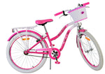 Volare Lovely Barncykel Två Handbromsar 24 tum, Rosa - Lilla Cykelbutiken