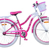 Volare Lovely Barncykel Två Handbromsar 24 tum, Rosa - Lilla Cykelbutiken