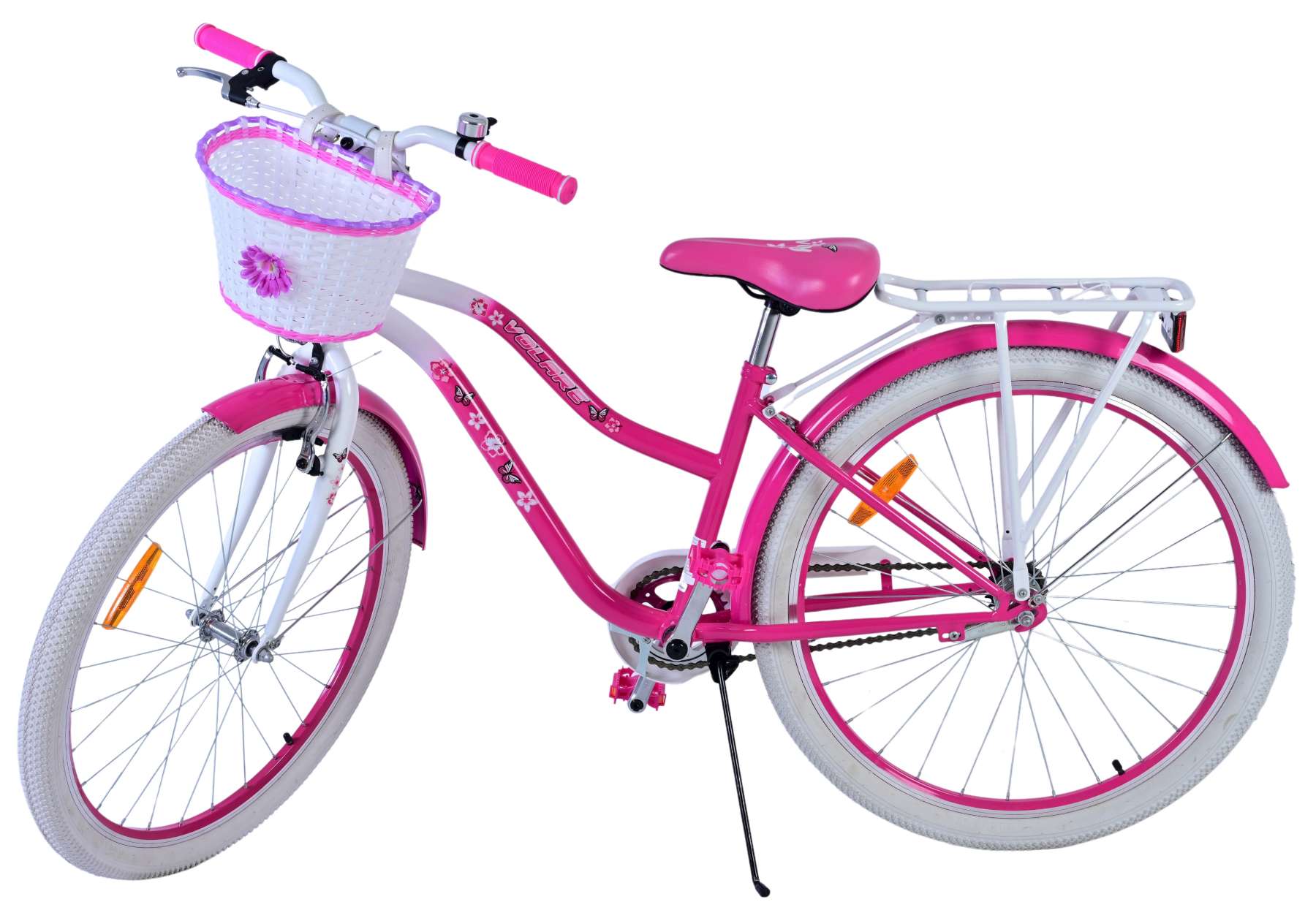 Volare Lovely Barncykel 26 tum, Rosa - Lilla Cykelbutiken