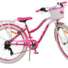 Volare Lovely Barncykel 26 tum, Rosa 7 Växlar - Lilla Cykelbutiken