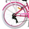 Volare Lovely Barncykel 26 tum, Rosa 7 Växlar - Lilla Cykelbutiken