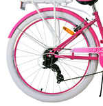 Volare Lovely Barncykel 26 tum, Rosa 7 Växlar - Lilla Cykelbutiken