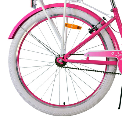 Volare Lovely Barncykel Två Handbromsar 26 tum, Rosa - Lilla Cykelbutiken