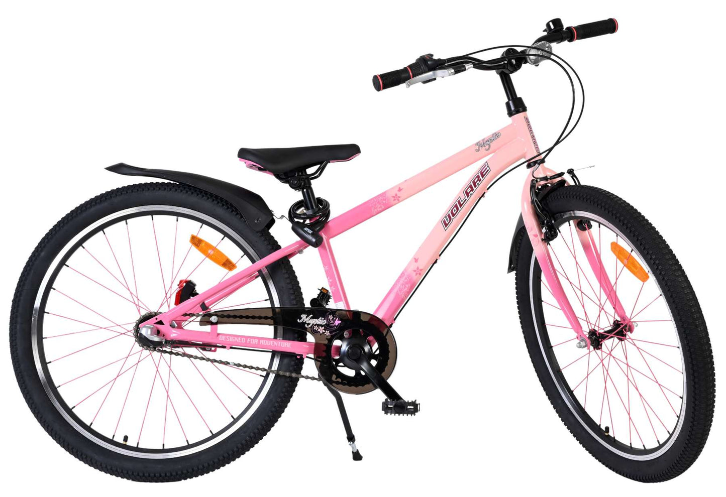 Volare Mystic Barncykel 24 tum, 3 växlar, Rosa - För barn 8-10 år