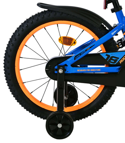 Volare Rocky Barncykel 18 tum, Blå - För barn 4-7 år