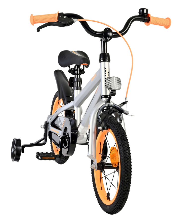 Volare Rocky Barncykel 14 tum, Grå - För barn 5-5 år