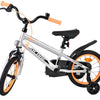 Volare Rocky Barncykel 14 tum, Grå - För barn 5-5 år