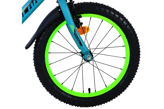 Volare Rocky 18 tum barncykel, Grön - För barn 4–7 år