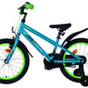 Volare Rocky 18 tum barncykel, Grön - För barn 4–7 år