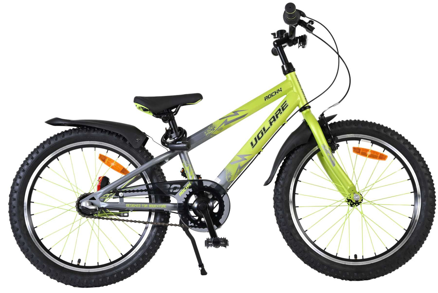 Volare Rocky 20 Tum Barncykel – Gröngrå med Shimano Nexus 3 - För barn 6-8 år