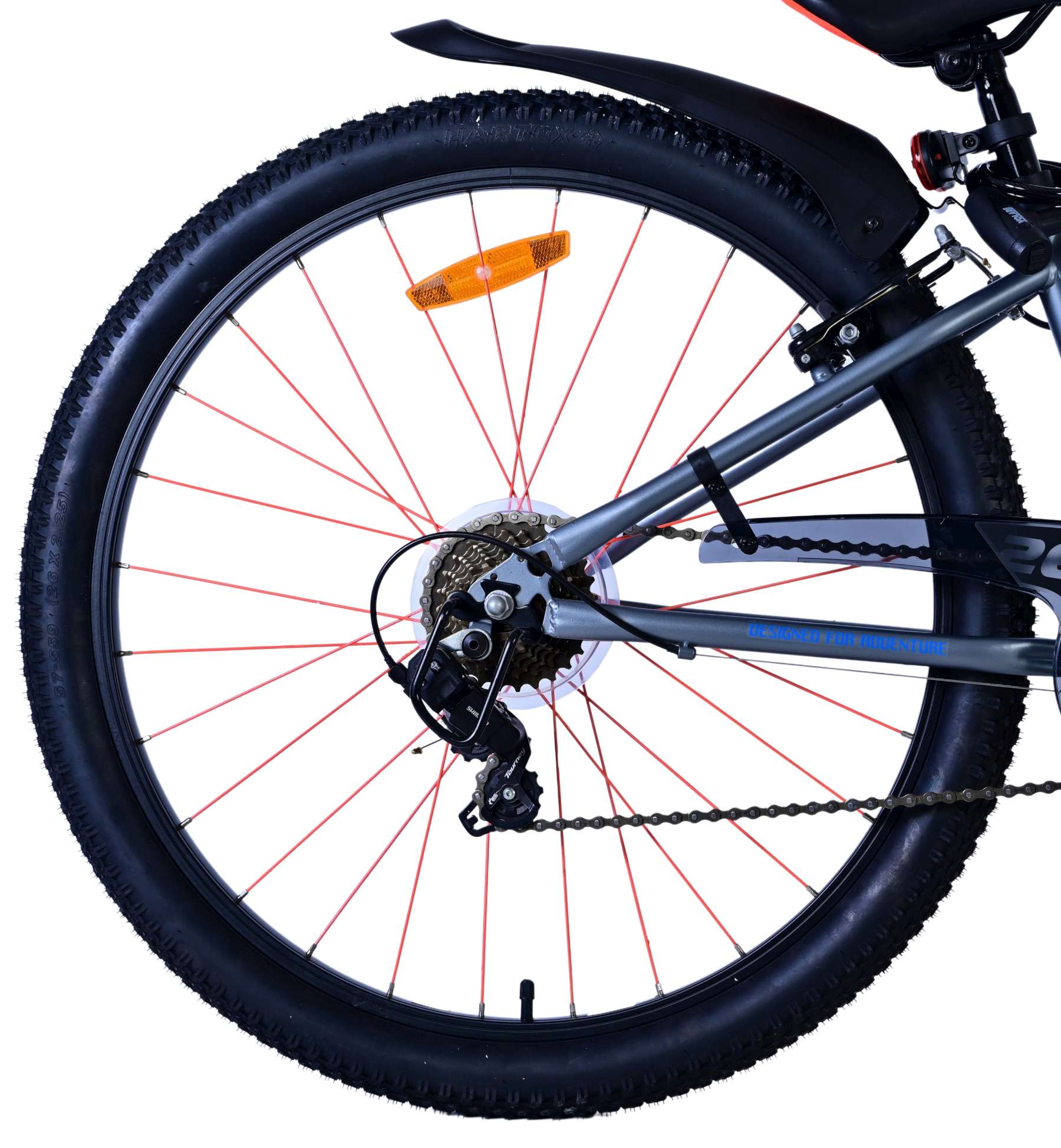 Volare Rocky Barncykel 26 tum, 7 Växlar Blå - Lilla Cykelbutiken