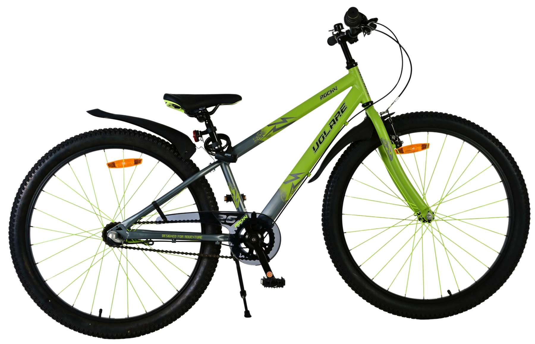 Volare Rocky Barnckel 26 tum Grön, Shimano Nexus 3 Växlar - Lilla Cykelbutiken