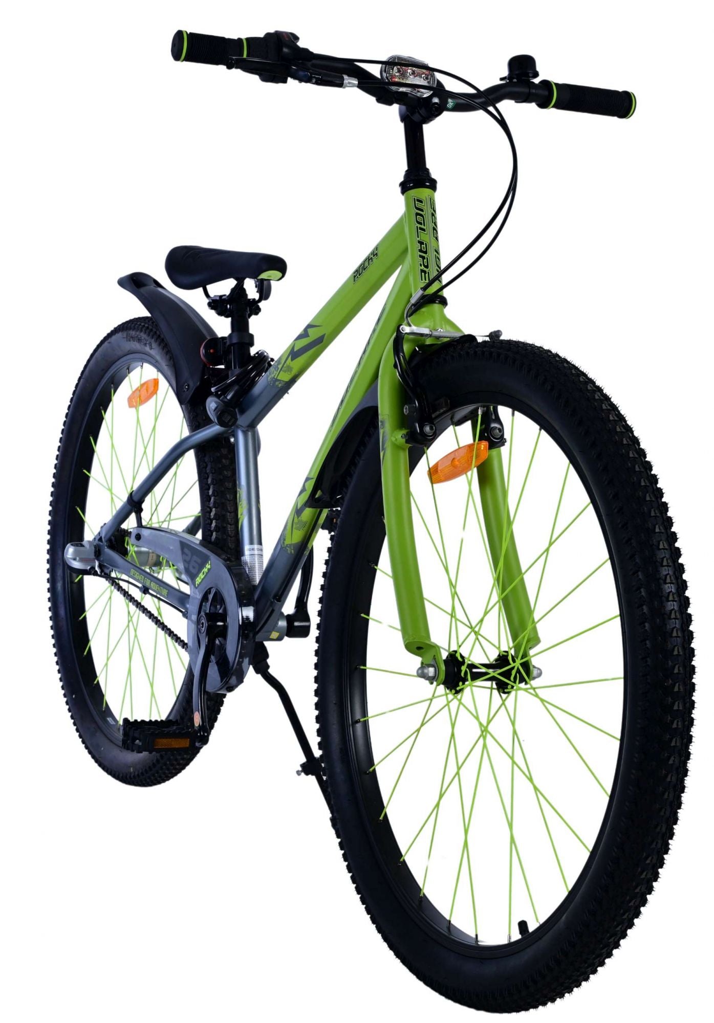 Volare Rocky Barnckel 26 tum Grön, Shimano Nexus 3 Växlar - Lilla Cykelbutiken