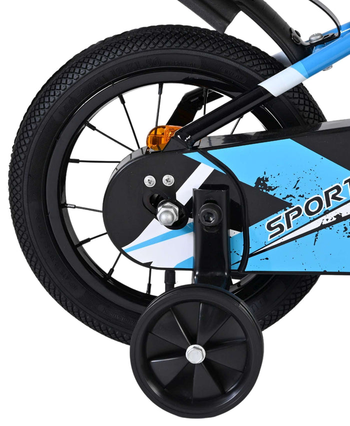 Volare Sportivo Barncykel 12 tum, Svart - För barn 3-4 år