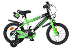 Volare Sportivo Barncykel 14 tum, dubbla handbromsar, Grön - För barn 5-5 år