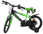 Volare Sportivo Barncykel 14 tum, dubbla handbromsar, Grön - För barn 5-5 år