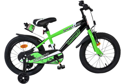 Volare Sportivo 16 Tum Barncykel, Grön - För barn 4-6 år