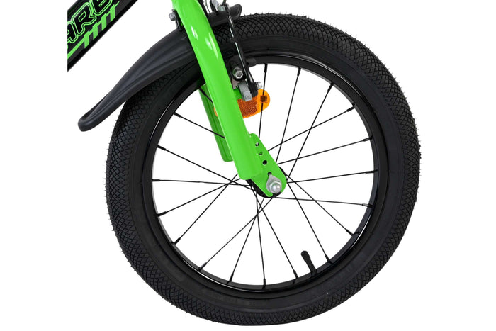 Volare Sportivo 16 Tum Barncykel, Grön - För barn 4-6 år
