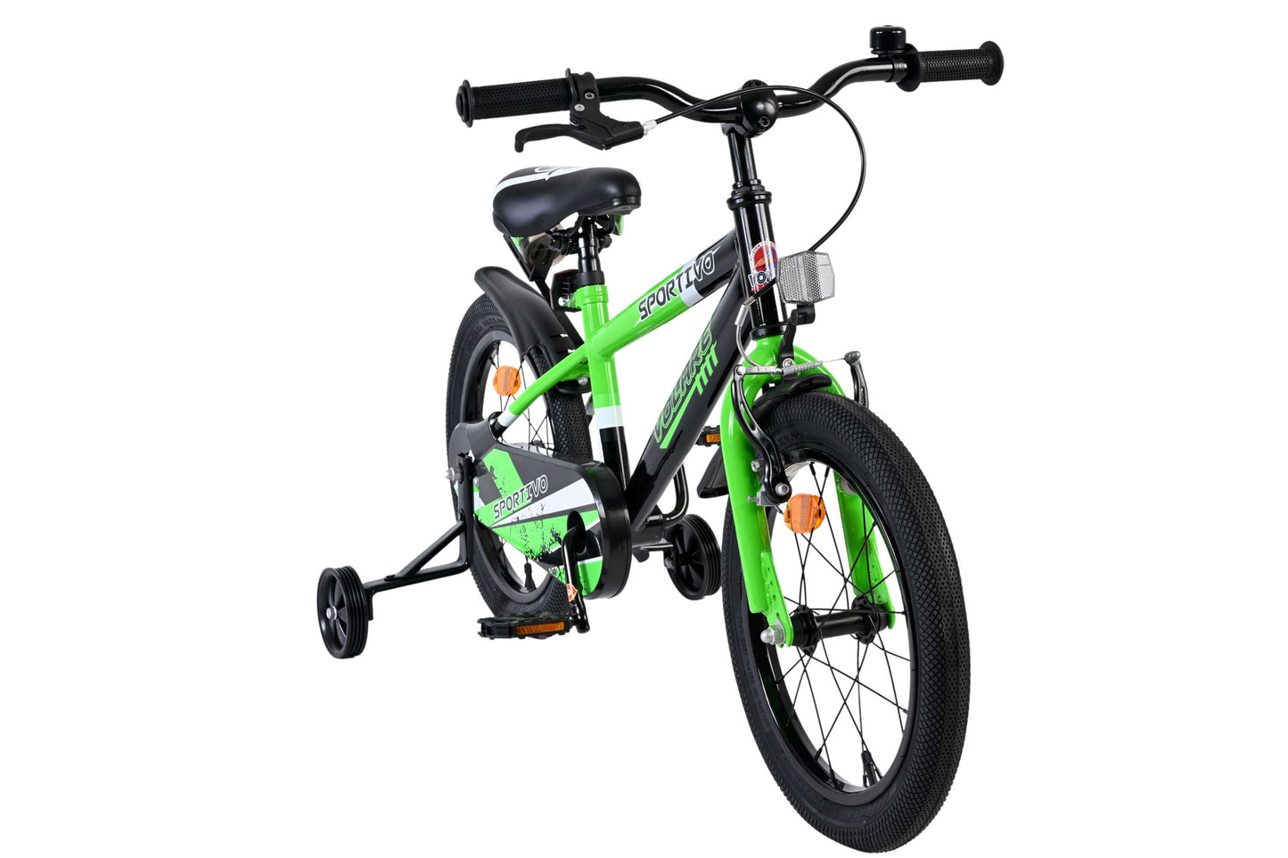 Volare Sportivo 16 Tum Barncykel, Grön - För barn 4-6 år