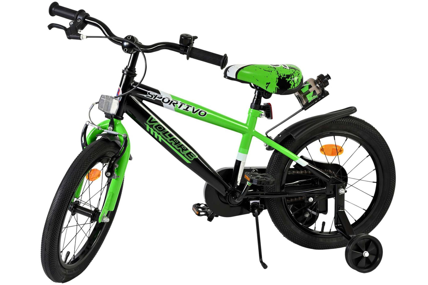 Volare Sportivo 16 Tum Barncykel, Grön - För barn 4-6 år