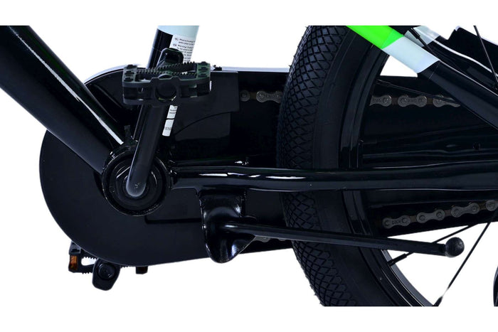 Volare Sportivo 16 Tum Barncykel Grön, Två Handbromsar - För barn 4-6 år